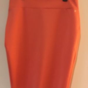 Brand new coral scuba pencil skirt   New!!!!!
